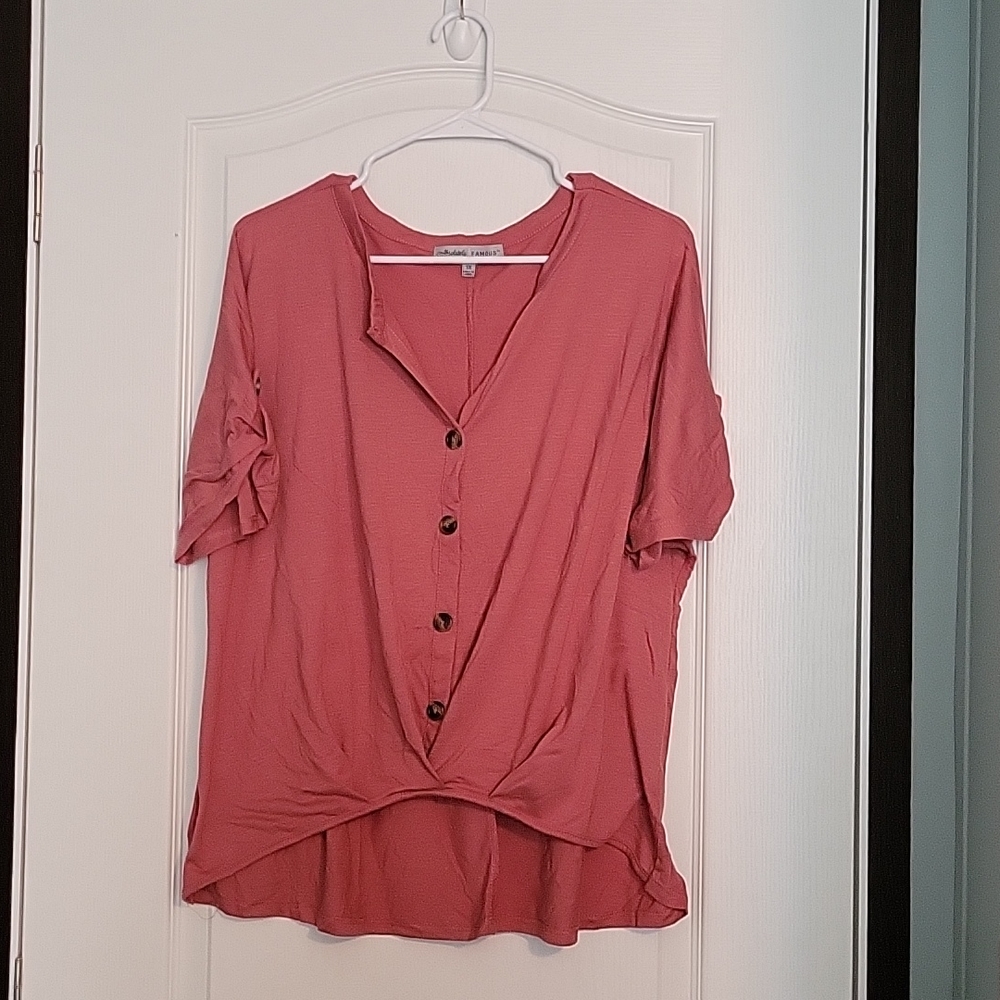 Button down t-shirt